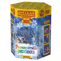 Разноцветные снежинки New Фейерверк купить в Смоленске | smolensk.salutsklad.ru